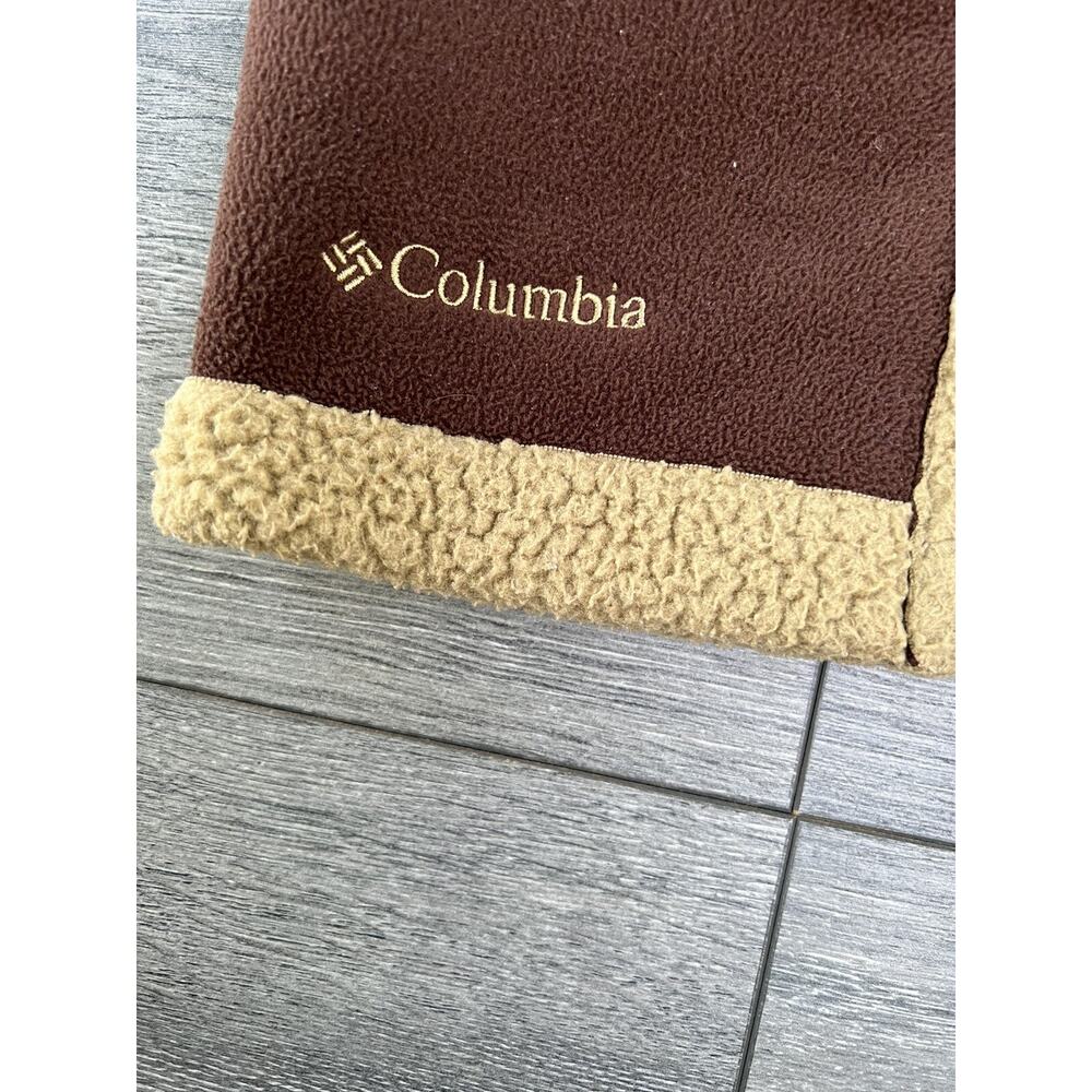 Columbia Brown Faux Shearing Full-Zip Size 18 months Baby Toddler vest A000179 - Picture 3 of 6
